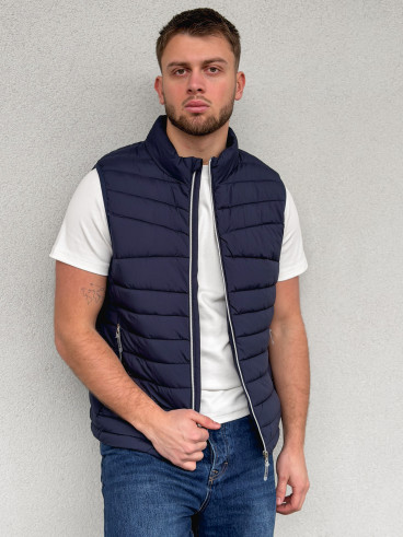 Doudoune sans manches Maximilien - Bleu marine