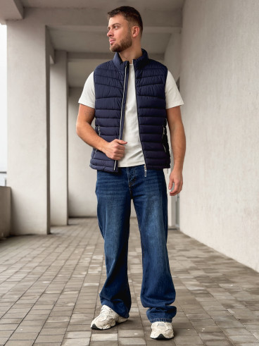 Doudoune sans manches Maximilien - Bleu marine