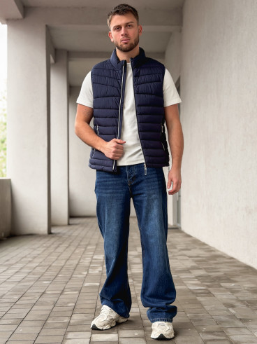 Doudoune sans manches Maximilien - Bleu marine