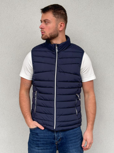 Doudoune sans manches Maximilien - Bleu marine