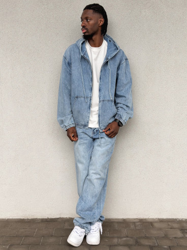 Veste en jeans John - Bleu