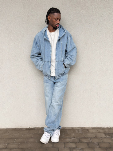 Veste en jeans John - Bleu Veste en jeans John - Bleu