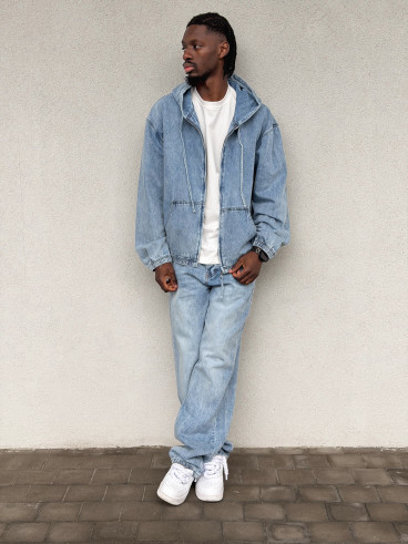 Veste en jeans John - Bleu Veste en jeans John - Bleu