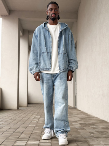 Veste en jeans John - Bleu Veste en jeans John - Bleu