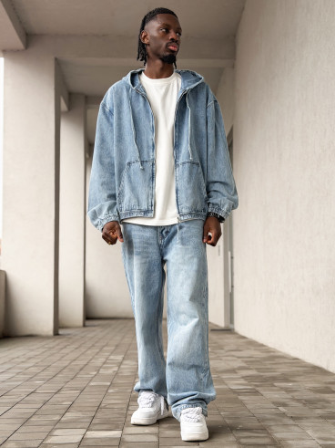 Veste en jeans John - Bleu Veste en jeans John - Bleu