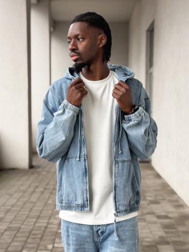 Veste en jeans John - Bleu Veste en jeans John - Bleu