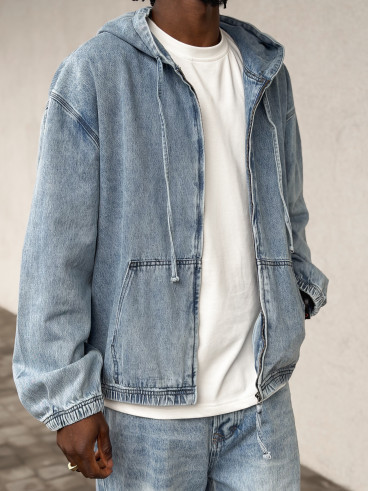 Veste en jeans John - Bleu Veste en jeans John - Bleu