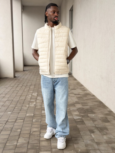 Doudoune sans manches Maximilien - Crème
