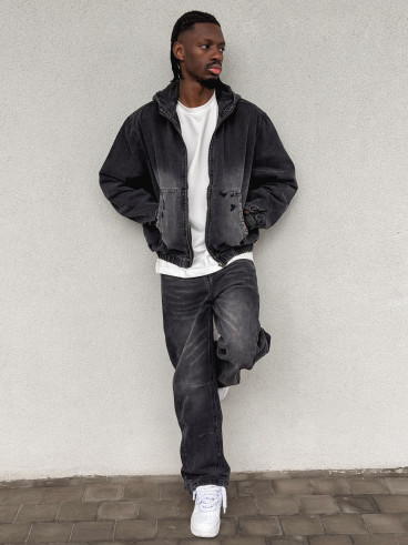 Ensemble en jeans Vincent - Gris foncé