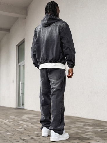 Ensemble en jeans Vincent - Gris foncé