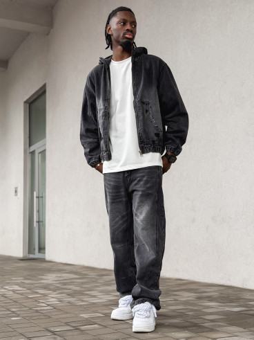 Ensemble en jeans Vincent - Gris foncé