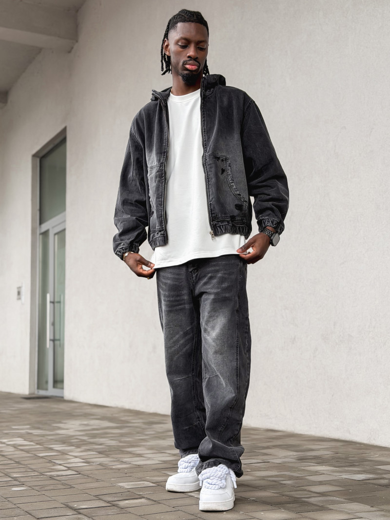 Ensemble en jeans Vincent - Gris foncé