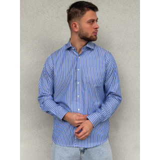 Chemise lignée Tino - Bleu