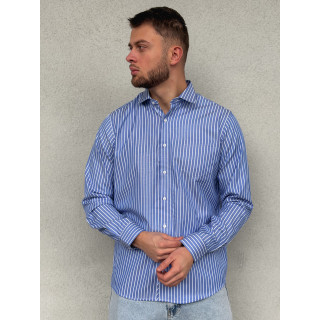 Chemise lignée Tino - Bleu