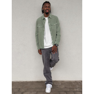 Veste en jeans Maxence - Vert sauge