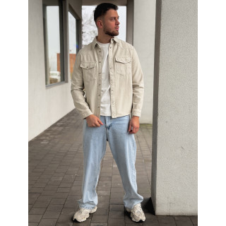 Veste en jeans Maxence - Beige