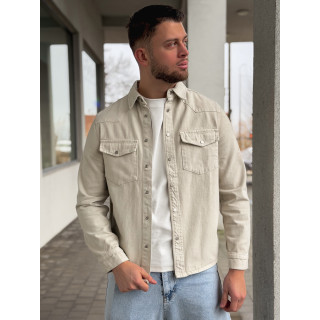 Veste en jeans Maxence - Beige
