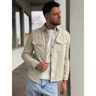 Veste en jeans Maxence - Beige