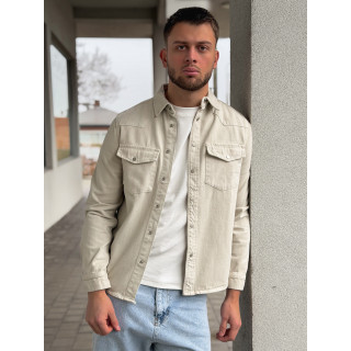 Veste en jeans Maxence - Beige