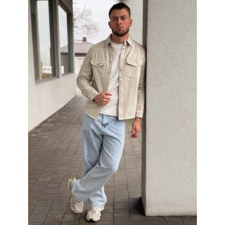 Veste en jeans Maxence - Beige