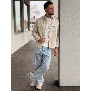 Veste en jeans Maxence - Beige