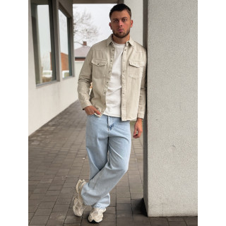 Veste en jeans Maxence - Beige