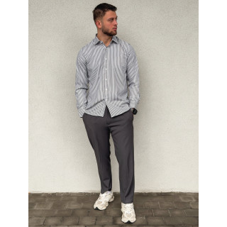 Chemise lignée Mario - Kaki