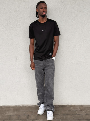 T-shirt "On-off" - Noir