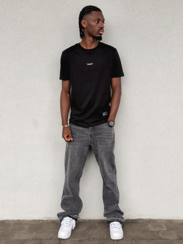 T-shirt "On-off" - Noir