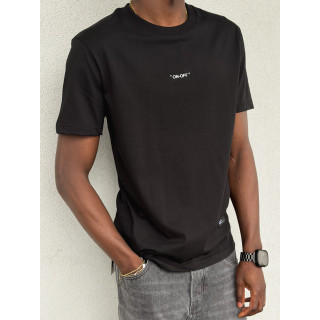 T-shirt "On-off" - Noir