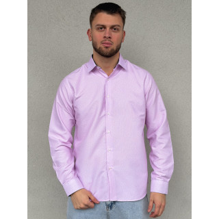 Chemise à motif Dorian - Rose