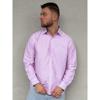 Chemise à motif Dorian - Rose