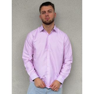 Chemise à motif Dorian - Rose