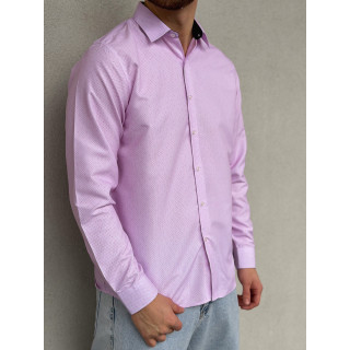 Chemise à motif Dorian - Rose