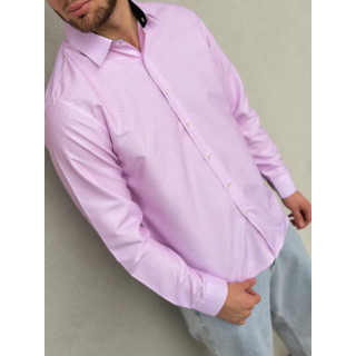 Chemise à motif Dorian - Rose