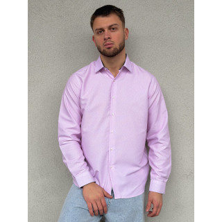 Chemise à motif Dorian - Rose