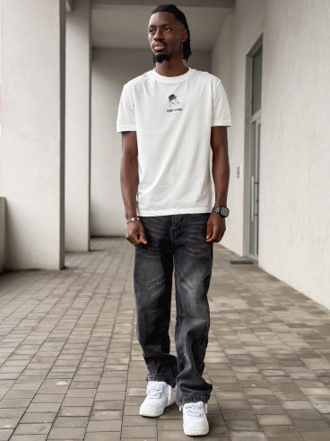 T-shirt "Saint Tropez" - Blanc