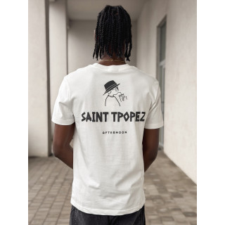 T-shirt "Saint Tropez" - Blanc