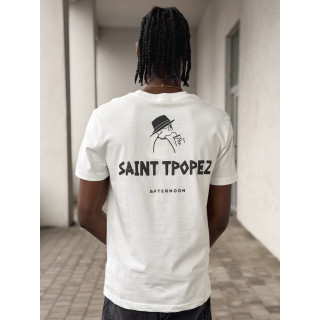 T-shirt "Saint Tropez" - Blanc