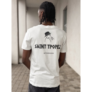 T-shirt "Saint Tropez" - Blanc