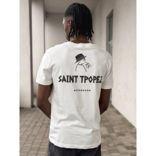 T-shirt "Saint Tropez" - Blanc