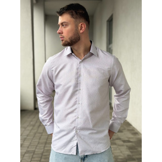 Chemise à motif Dorian - Beige