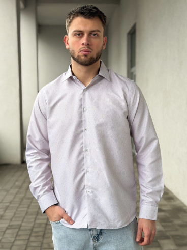 Chemise à motif Dorian - Beige