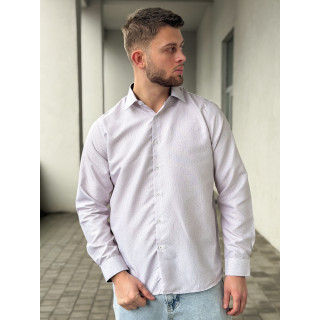 Chemise à motif Dorian - Beige