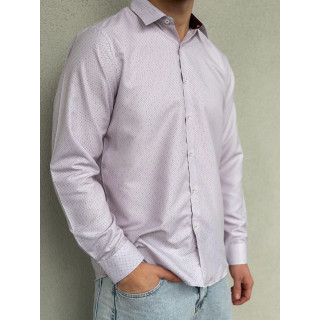 Chemise à motif Dorian - Beige