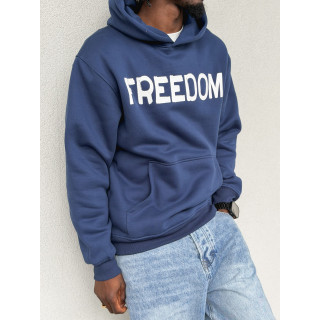Sweat "Freedom" - Bleu marine