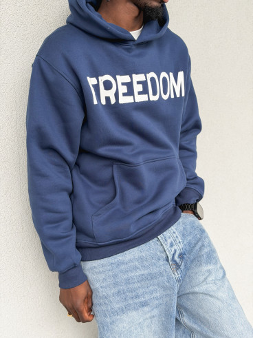 Sweat "Freedom" - Bleu marine