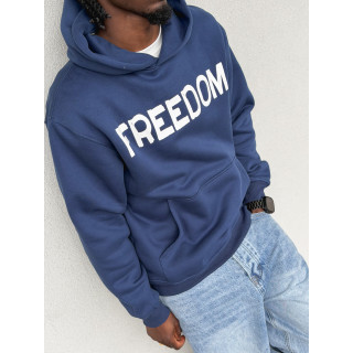 Sweat "Freedom" - Bleu marine