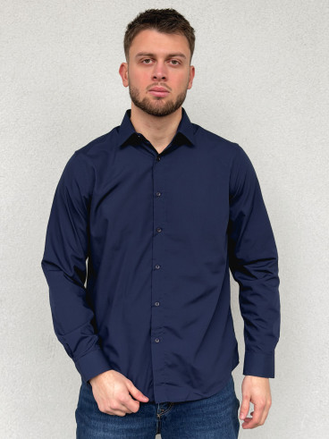 Chemise Nicolas - Bleu marine