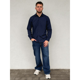 Chemise Nicolas - Bleu marine